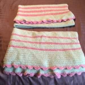 Handmade crochet blankets